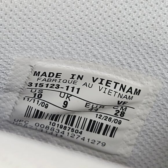 Nike Air Force 1 Mid '07 Men's All White Leather Mid-Top Trainer Sneaker Size 10 - Picture 6 of 6